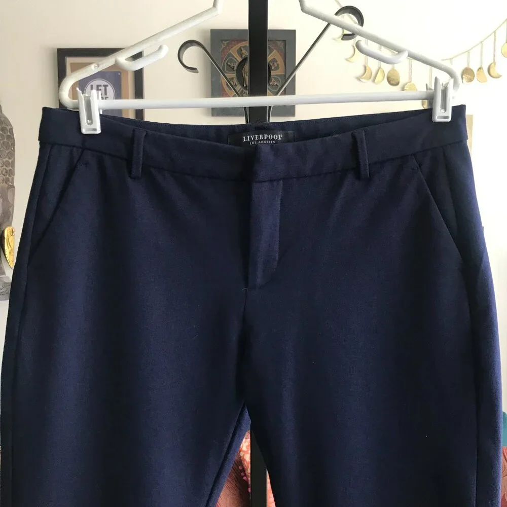LIVERPOOL size Petite 12 / 31 Kelsey Ponte Knit Trouser Super Stretch Ankle Cr - Picture 2 of 4